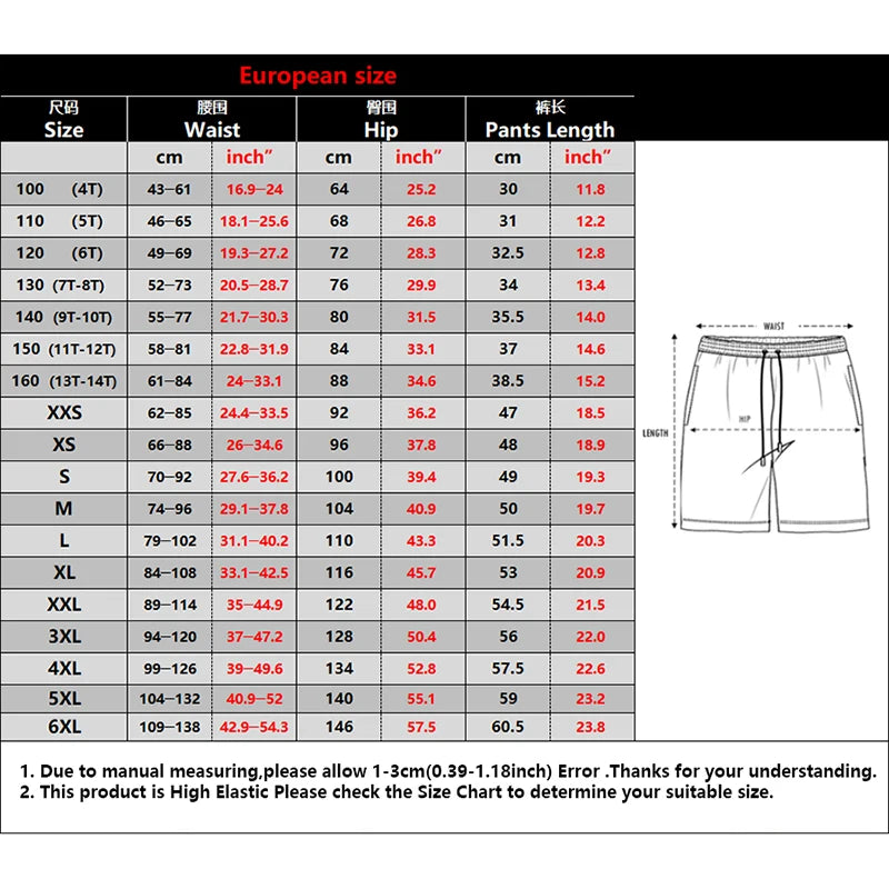 3D Printed Shorts Casual Vacation Style Summer Fashion Trend Short Pants Outdoor Sports Fitness Surf Quick Drying Board Shorts