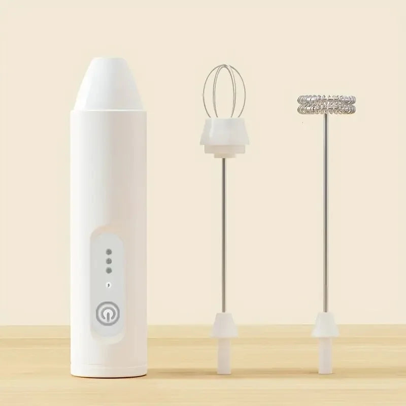Electric Mini Egg Beater, Cream Coffee Whisk, Milk Frother, Handheld Frother, Used for Making Cakes and Pastries