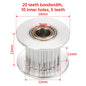 GT2 Idler Timing Pulley 16-tooth 20-Teeth with 3mm or 5mm Bore with Bearings for 3D Printer Parts Timing Belt 6mm 10mm