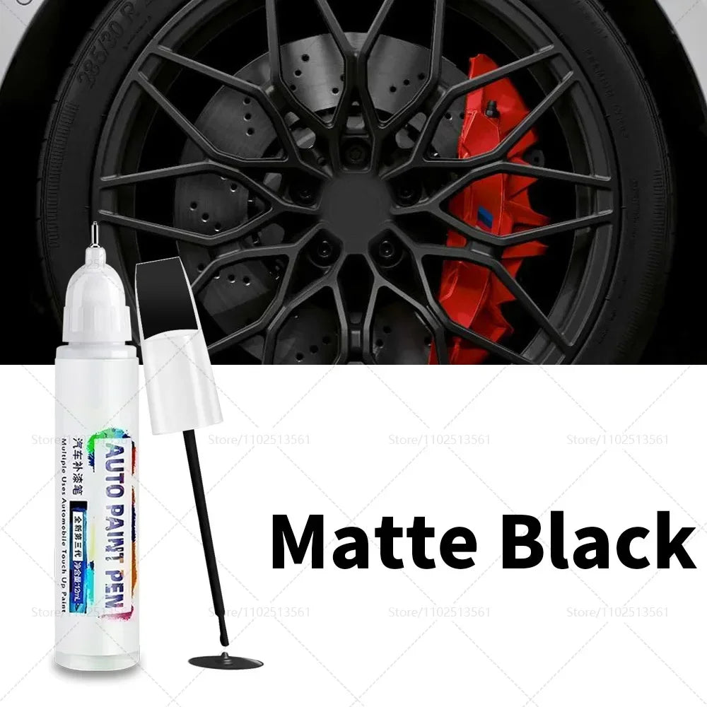 Gloss Black Rim Touch Up Paint Wheel Repair Kit, Quick And Easy Wheel Scratch Repair, Rim Paint For Car Wheel Repair grey Silver