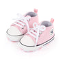 New Baby Shoes Boys Girls Classic Canvas Casual Sneakers Spring Newborn First Walker Toddler Soft Sole Non-Slip Walking Shoes