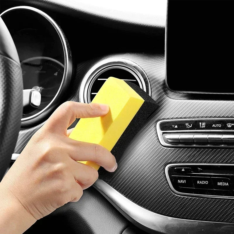 5/10pcs Car Wheel Cleaning Sponge Tire Wash Wiper Water Suction Sponge Pad Wax Polishing Tire Brushes Tools Car Wash Accessories