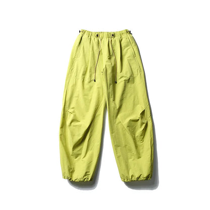 Men Streetwear Fashion Loose Casual Lightweight Quick Dry Sport Pants Women Outdoor Techwear Cargo Baggy Pant Boy Girl Trousers