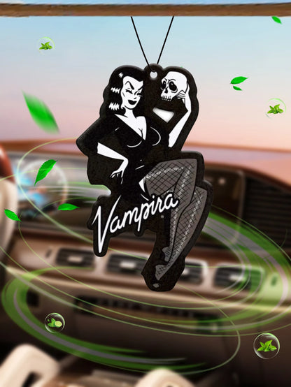 Horror and Weird Smells (Vampire Skull Poster) Special Edition Cologne (4711 Special Edition Classic for Both Men and Women) Car Air Freshener |   Rearview Mirror Hanger & Dual-Purpose Air Vent Clip |   Natural Material Aroma