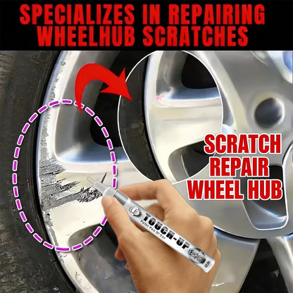 FARIENNE Silver Car Rim Touch Up Paint Pen Quick Repair For Wheel Scratches Chipped Paint And Metal Surface Blemishes