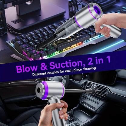 New Car Vacuum Cleaner 985000PA Strong Suction Powerful Wireless Portable Car Cleaner for Home Appliance Air Blower