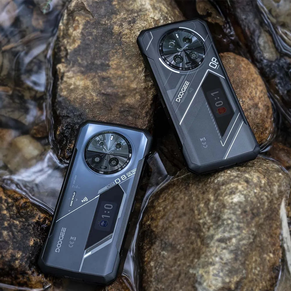 Global Version DOOGEE V40 Pro 5G Rugged Phone 6.78" Display 16GB+512GB Dimensity 7300 200MP AI Camera 8680mAh 33W Fast Charger