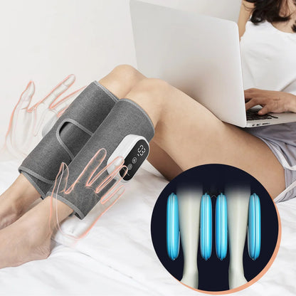 Eletric 360° Air Pressure Calf Massager Wireless Leg Massage 3 Mode Airbag Compresstion Relax Foot Calf Muscle Blood Circulation