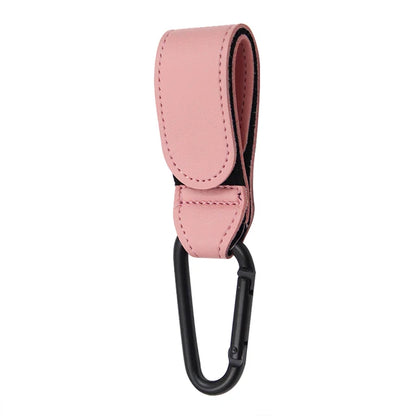 1/2pcs PU Leather Baby Bag Stroller Hook Pram Cart Organizer 360 Degree Rotatable Hook High-quality Crochet Stroller Accessories