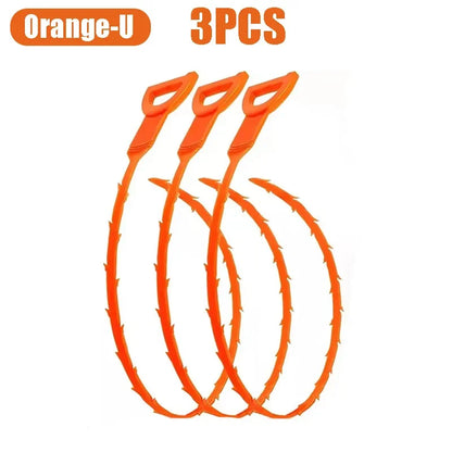 Hair Dredging Hook Sewer Unblock Tools Unblocker Pipes and Sinks Drain Clog Remover Toilet Drainage Outlet Cleaning Supplies