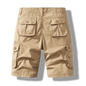 Men's Short Pants Cotton Cargo Shorts Tactical Breeches Casual Sports Man Hiking Fishing Streetwear
