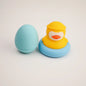 BPA Free Baby Silicone Bath Toys Cute Duckling&Frog Shape Floating Water Toy for Infants Toddlers Fun Bathroom Toys Babies Gifts