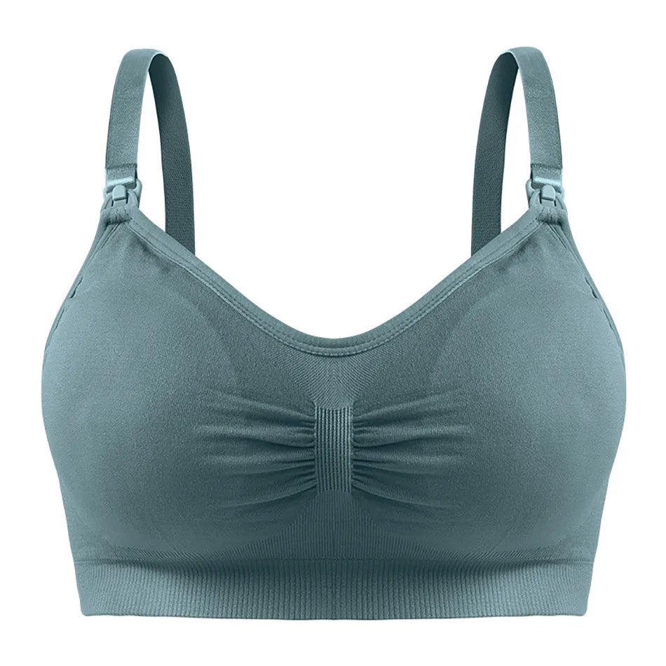 Breathable Maternity Pregnant Bras Comfort Breastfeeding Sleep Bralette Women Wireless Seamless Nursing Underwear