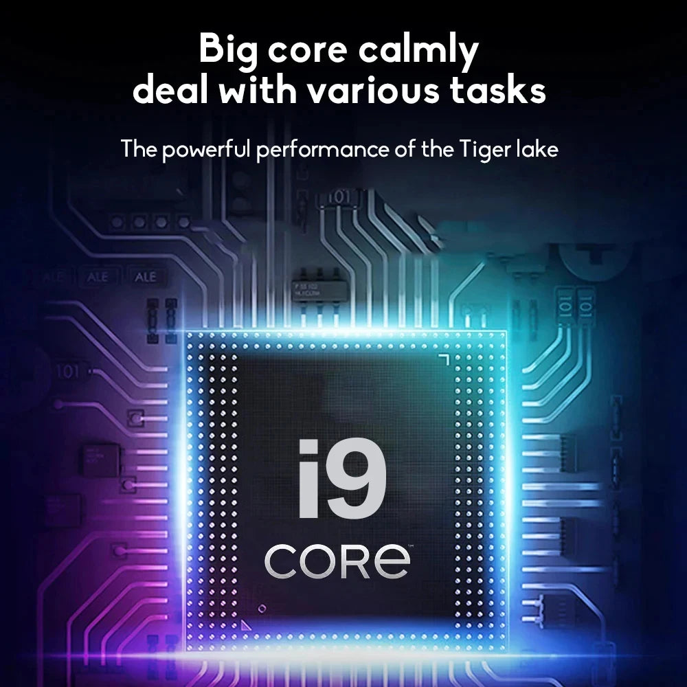 2026 New 14.1' Ultra Slim Laptop 16GB RAM 1/2TB SSD Windows 11 Pro Core I9-10980HK Notebook HD Games Office Study Computer