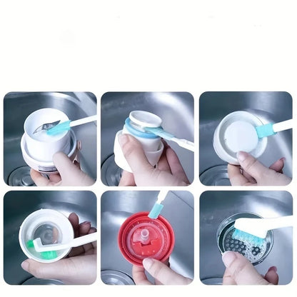 5/9 PCS Set Household Cleaning  Brush Set For Bottle Window Crevice Clean