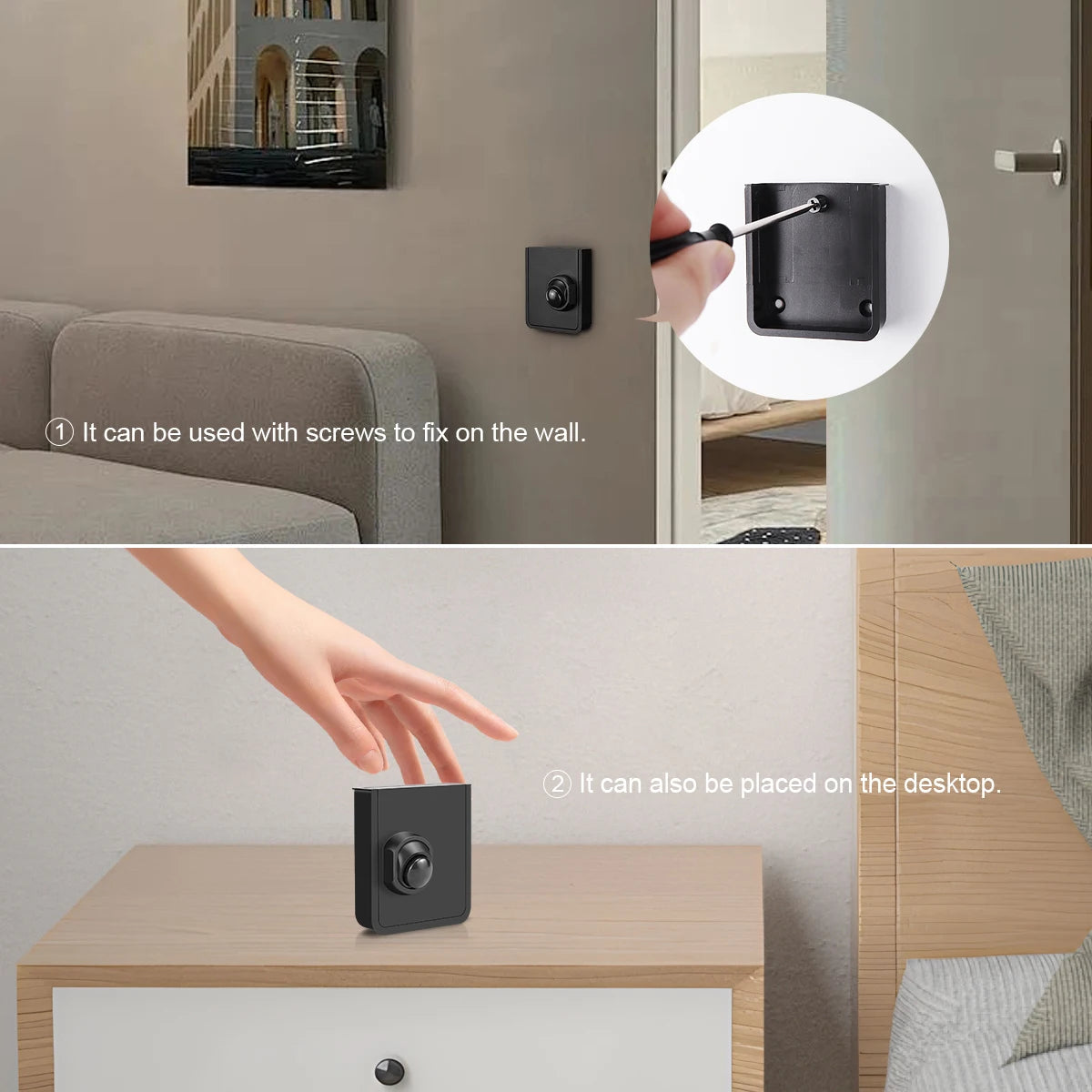 Wireless Moveable PIR Motion Sensor Switch USB Rechargeable DC12V-24V Work With Receiver Multi-pieces Linkage Use For LED Light