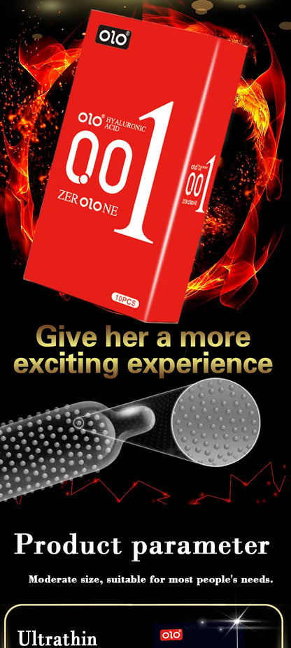 10pcs Ultra Thin Condoms Intimate Condone Super Lubricated Natural Latex Penis Sleeve Long Lasting Condom for Adult 18+ Sex Toys