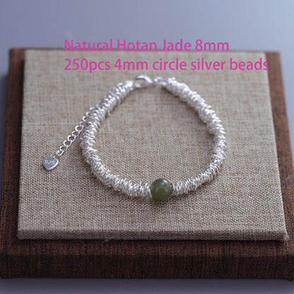 VENTFILLE 925 Sterling Silver Butterfly Bracelet for Girl Bead String Design Insect Fashion Versatile Jewelry Gift Dropshipping