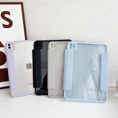 For 2026 iPad 12th A19 11th A16 Case Removable Magnetic Air11 13 M4 M3 Pro11 Pro12.9 Pro13 M2 M4 10 9th 10.2 10.9'' Air 4 5 10.5