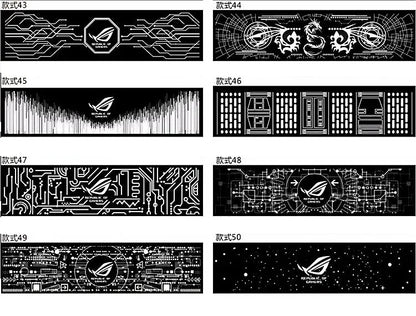 ARGB PC Case Lighting Panel,Customized GPU Side Backplate,MOD Chassis Gaming Decorated Plate 5V 12V Colorful AURA SYNC