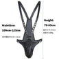Erotic Underwear Thong PU Leather Male Chastity Panties Cock Penis Sleeve Ring Harness Straps BDSM Restraint  Belt for Men