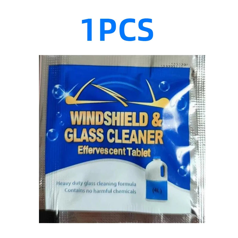 Solid Cleaner Car Windscreen Cleaner Effervescent Tablet Auto Wiper Glass Solid Cleaning Concentrated Tablets Detergent