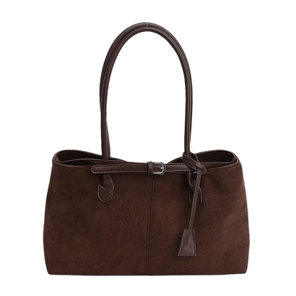 LEFTSIDE Women's PU Leather Shoulder Bag 2025 Winter New Fashion Retro Underarm Bag Luxury Brand Designer Handbags Tote Bags