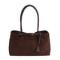 LEFTSIDE Women's PU Leather Shoulder Bag 2025 Winter New Fashion Retro Underarm Bag Luxury Brand Designer Handbags Tote Bags