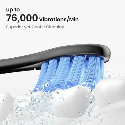 Electric Toothbrush for Adults,Oclean 150 Days Battery Life Electric Toothbrush with 3 Brush Heads  5 Modes IPX7 Waterpoor