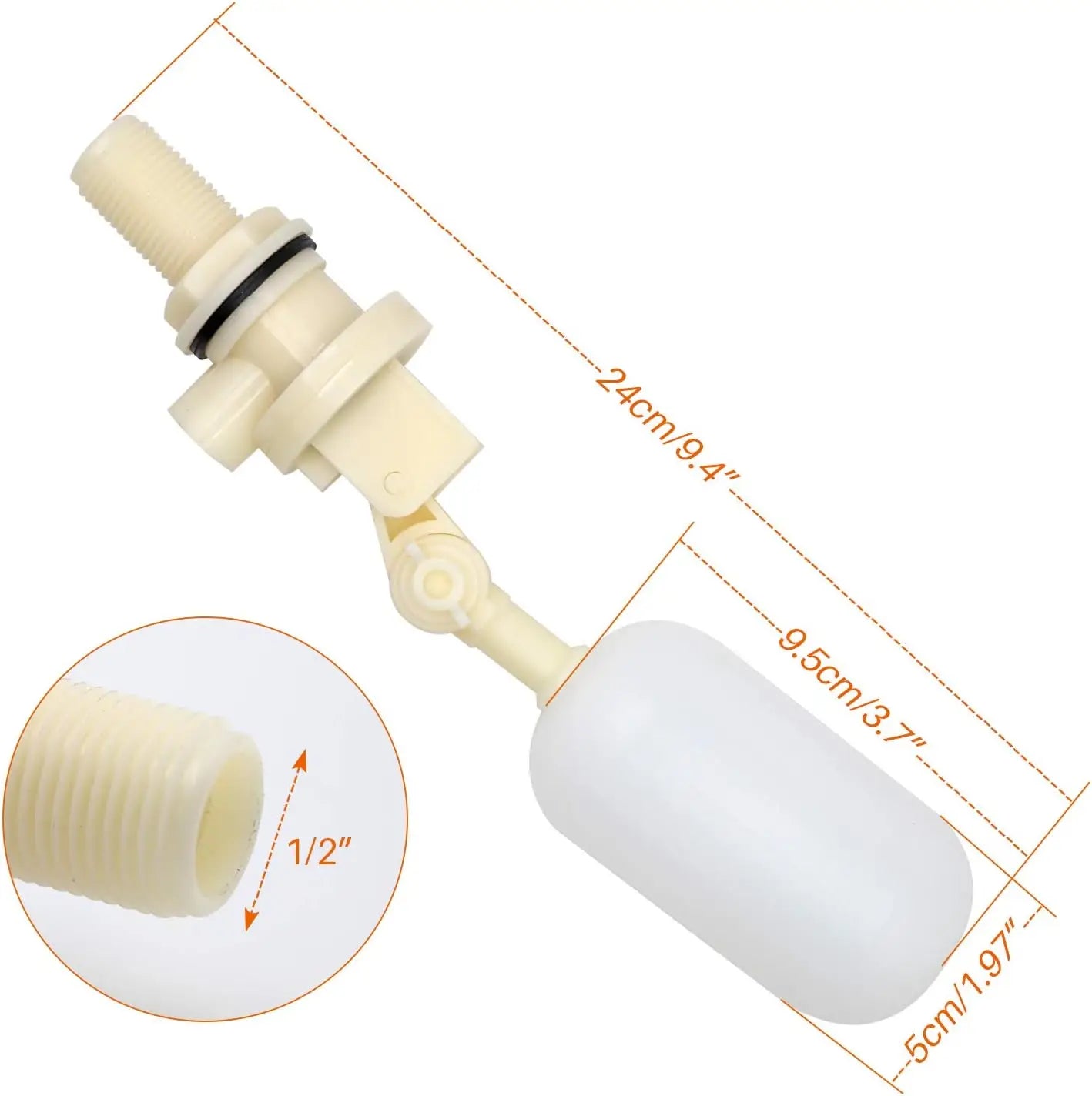 1 Set Caravan Motorhome Autofill Mains Water Adapter Replacement Float Valve For Aquaroll Aquaruis Rolly Poly Automobiles Parts