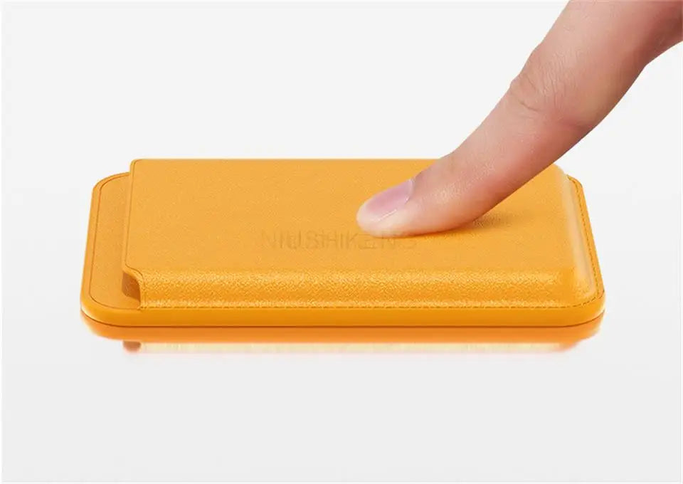 For Magsafe Magnetic Wireless Charging Case For iPhone 15 11 12 13 14 Pro MAX Mini XR XS 7 Plus Leather Wallet Card Holder Cover