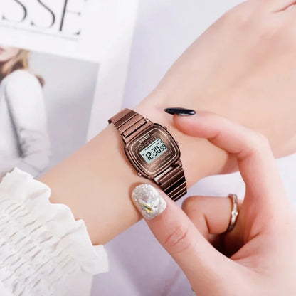 SKMEI 1901 Luxury Women Watches Small Dial Digital Chrono Calendar Watch Waterproof Ladies Wristwatch Clock Montre femme 1620