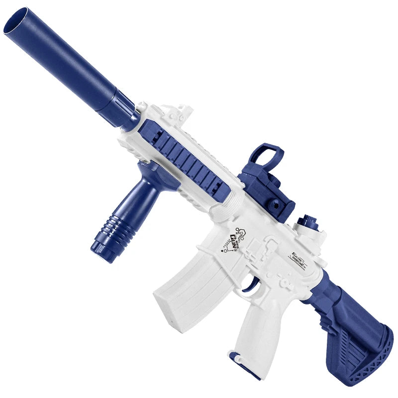 Electric Water Gun M416 Shooting Toy 280ML Shoot Beach Outdoor Fun Toy Children Boy Girl Adults Gift With Expanding Storage Tank