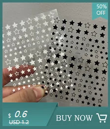 3D Glittery Gothic Letter Design Nail Art Stickers Uppercase Alphabet Letters Artistic Designs DIY Nail Art Decals Decoration #1