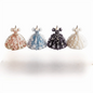 3D Design Beaded Dress Kit Cute Design Tiny Beads Bead Craft Kit Creative Craft Dress Shape Bead Weaving Kit Gift Giving