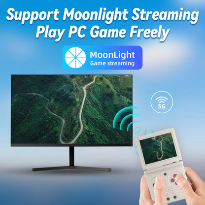 Anbernic RG35XXSP Flip Handheld Game Console 3.5'' IPS Screen Linux 64-bit 3300mAH E-book Support WiFi Streaming HD TV Out Gifts