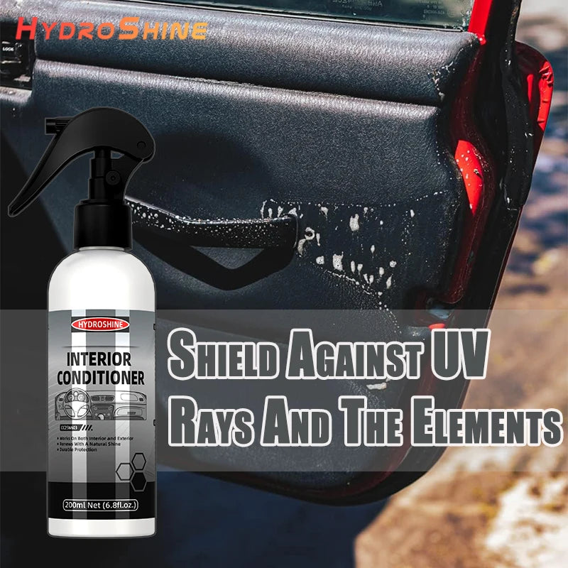 Hydroshine Car Interior Conditioner Interior Plastic Restore Wax Coat Exterior Cleaner Multifunctional Leather Care Maintenance