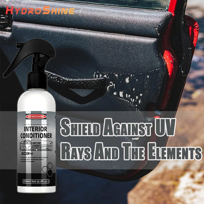 Hydroshine Car Interior Conditioner Interior Plastic Restore Wax Coat Exterior Cleaner Multifunctional Leather Care Maintenance