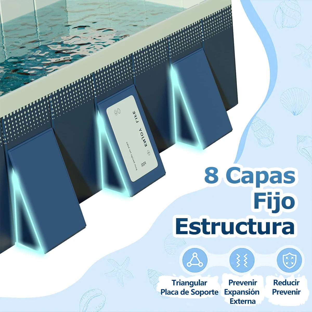 Foldable Pool Swimming Pool For Family Adults Child Collapsible Swimming Pool For Outside Backyard Portable Pet Swimming Pool For 1~8 People Can Connected Water Pump