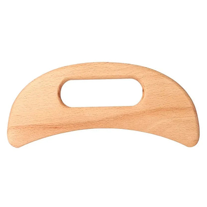 Natural Wooden Cellulite Massager Full Body Gua Sha Tool for Muscle Scraping And Back Massage - Wood Care