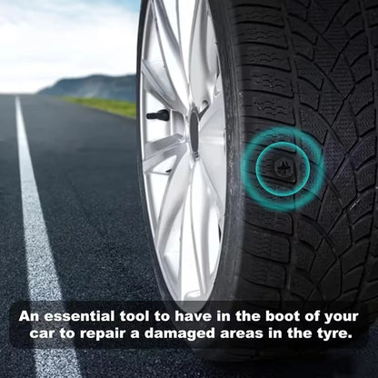 Universal Vacuum Car Tyre Repair Rubber Nail Tire for Car Electric Vehicle Vacuum Tire Puncture Quick Fix Tool Kit