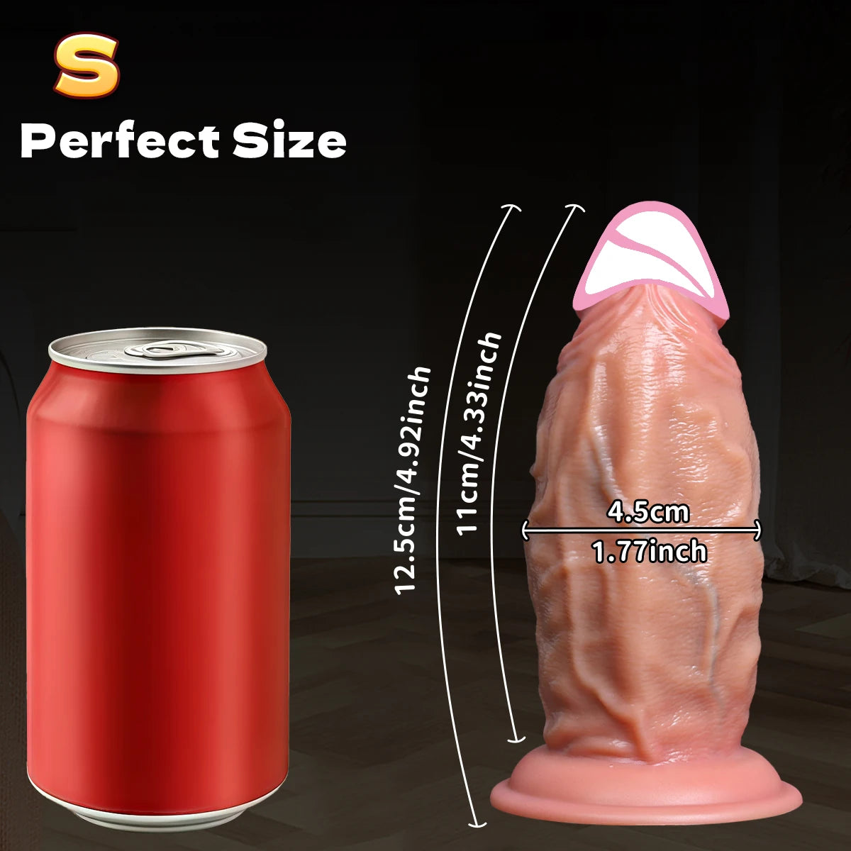 Huge Thick Dildo Big Dick Sex Toy for Women Soft Silicone Anal Big Penis With Super Suction Cup Female Masturbation Sex Products