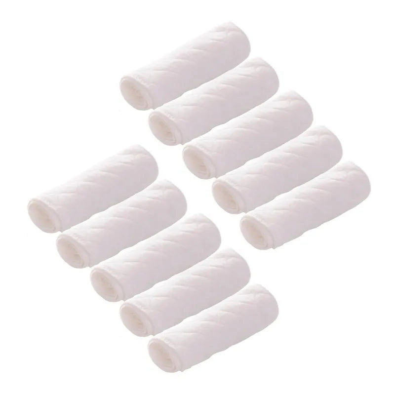 2/5/10Pcs Baby Diapers Reusable Washable Cotton Diaper Ecological Nappies Insert Cotton Cloth Breathable Absorbent Cloth Diapers