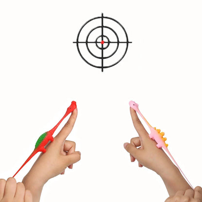5-20Pcs Colorful Finger Catapult Dinosaur Games Birthday Shower Party Favor Giveaway Christmas Carnival Party Gift