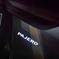 2Pcs LED Car Door Logo Projector Ghost Shadow Light For Mitsubishi Pajero V87 V93 V97 V80 2007 - 2015 2016 2017 2018 Accessories