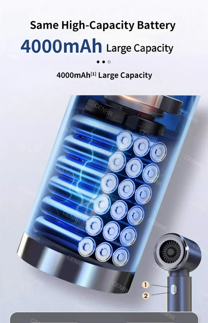 CENRR Car Vacuum Cleaner High Suction 210000PA Wireless Vacuum Cleaner Cordless Vacuum Cleaner High Pressure Cleaning Machine