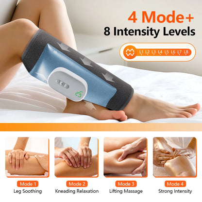 Wireless 360° Air Pressure Calf Massager Eletric 3 Mode Airbag Compresstion Leg Massage Foot Calf Muscle Relax Blood Circulation