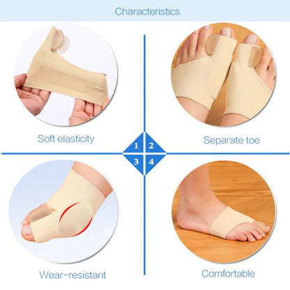 New Good Toe Separator Hallux Valgus Bunion Corrector Orthotics Feet Bone Thumb Adjuster Correction Pedicure Sock Straightener
