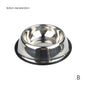 Steel Pet Dog Bowl Feeder Skidproof Anti-ant Food Water Drink Dishes Feeder Dog Bowls Food Accessories Pet Supplies