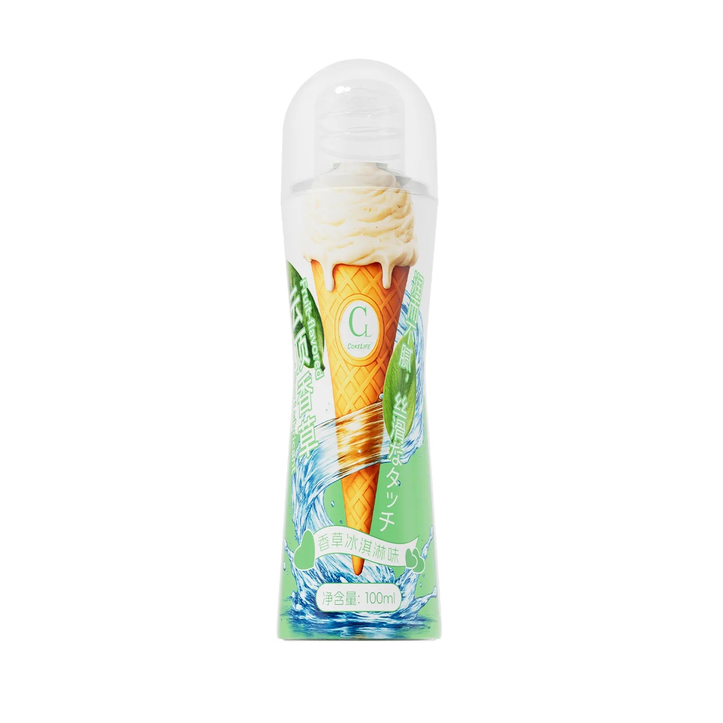 100ml Strawberry/Vanilla/Pineapple Sex Adult Ice Cream Flavored Smooth Sweet Slippery Oral Lubricant Non-sticky Safer Gel